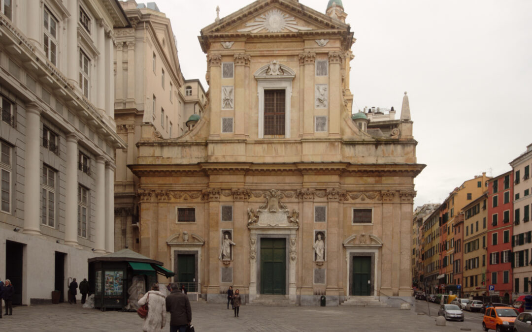 La fuga del clero milanese a Genova e la chiesa del Gesù e dei Santi Ambrogio e Andrea