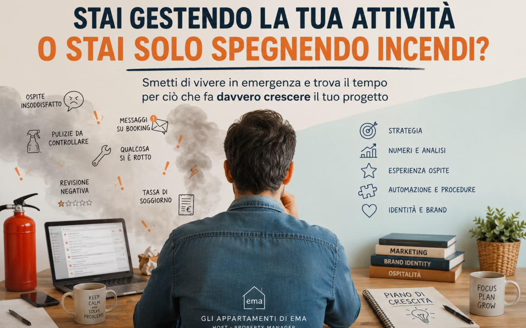 Stai gestendo la tua attività o stai solo spegnendo incendi?