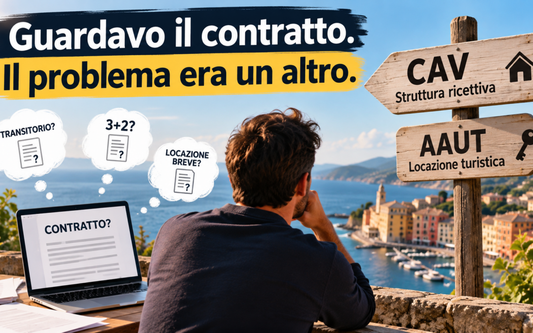 Contratto transitorio, CAV o affitto turistico? Quando la soluzione è cambiare prospettiva